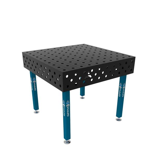 Stůl svařovací GPPH ECO 1000 x 1000 mm, bez koleček, s průměrem děr 16 mm
