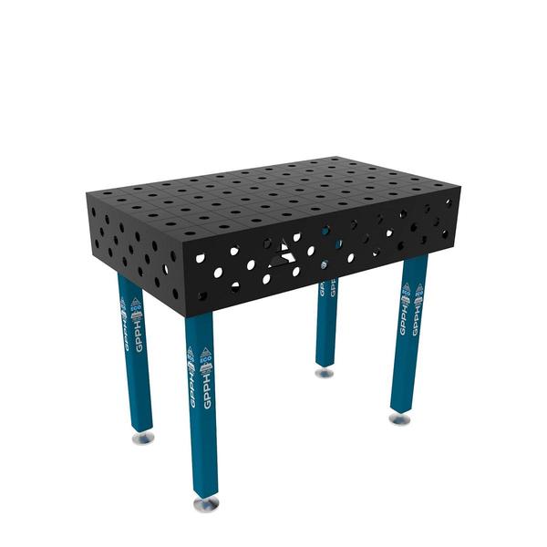 Stůl svařovací GPPH ECO 1000 x 600 mm, bez koleček, s průměrem děr 16 mm