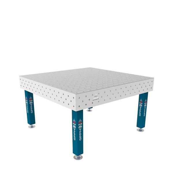 Stůl svařovací nerezový GPPH INOX PRO 1500 x 1480 mm, bez koleček, s průměrem děr 16 mm